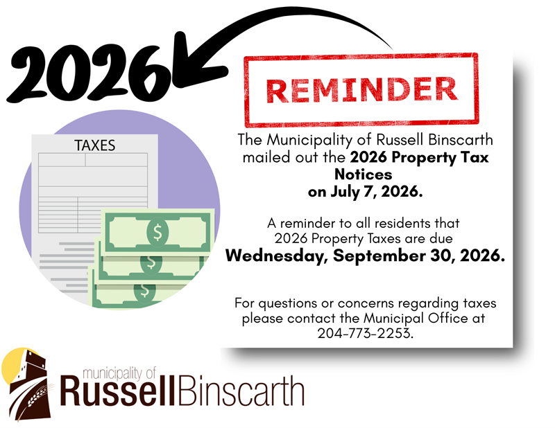 2026 Property Tax Notice & New Due Date