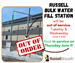 Russell Bulk Water Fill OOO - June 9 & 10
