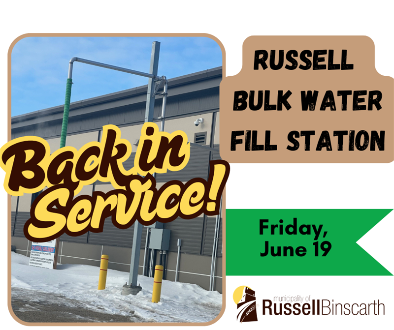 Russell Bulk Fill Station Back In Service