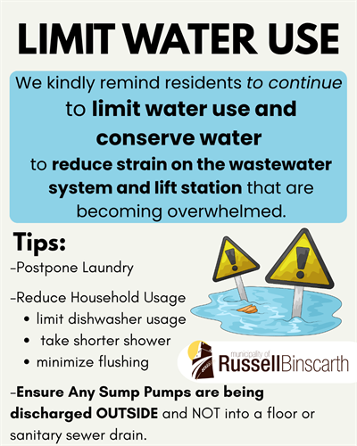 Reminder - Continue to Conserve Water