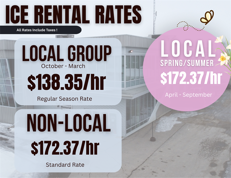 2026 Ice Rates