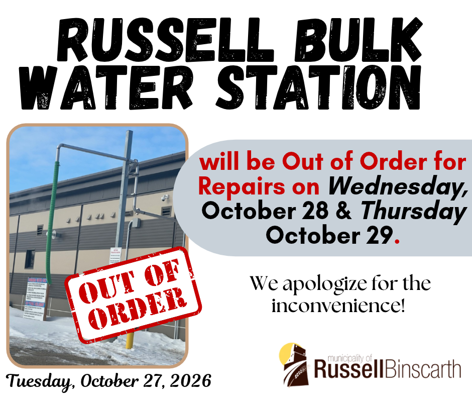 Russell Bulk Fill Station OOS Oct 27